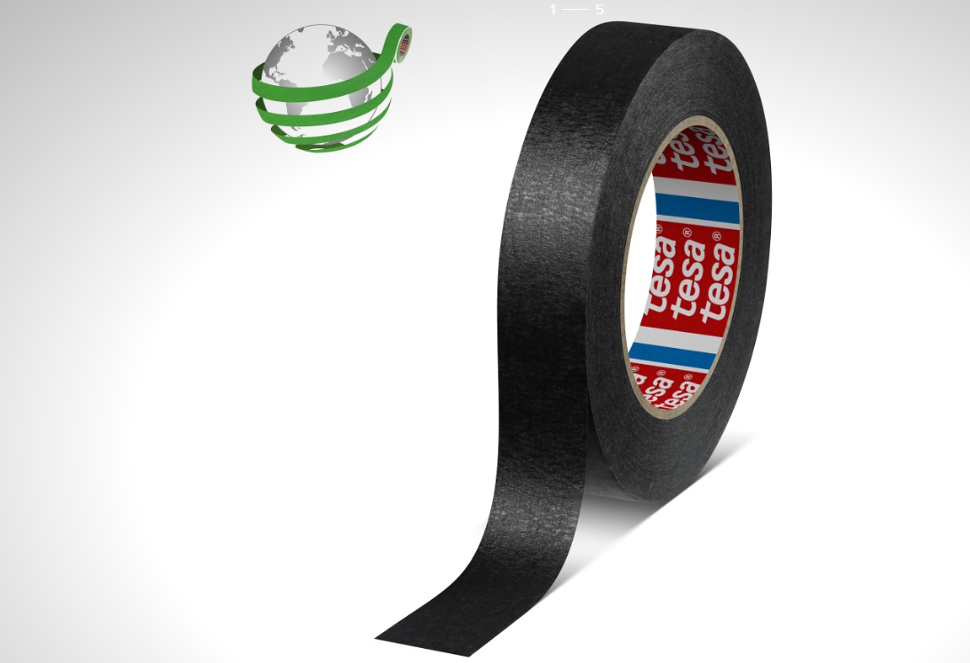 Rollo Tesa 4328 Krepp Negro 19mm x 50m