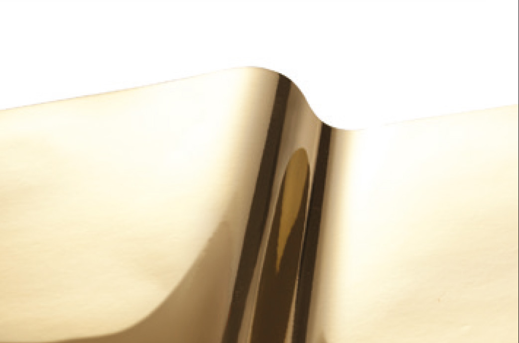 m2 Vinilo S3102 Smooth Gold int. 1220 mm x 45.7 m