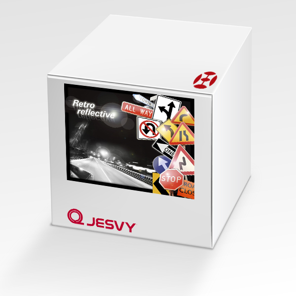 Rollo Reflec.Chevron Nikkalite Rojo/Amarillo Fluor RA3 CRG 92844 GL Izqda 1.22m x 15m