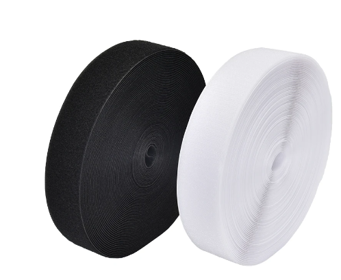 Rollo Velcro Loop Coser Negro 25mm x 25m